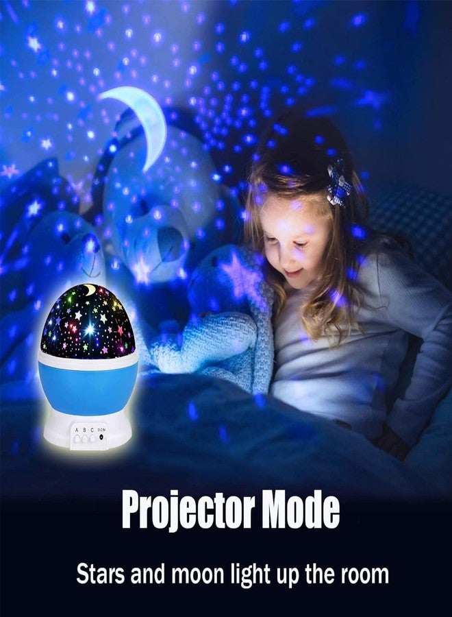QIMIT Star Master Galaxy Night Projector Lamp Ceiling Led Light 360 Degree Rotating Colorful Lights Starry Space Projection Home Decoration Design, Gift for Kids Boy &Girl (Blue) - Image 4